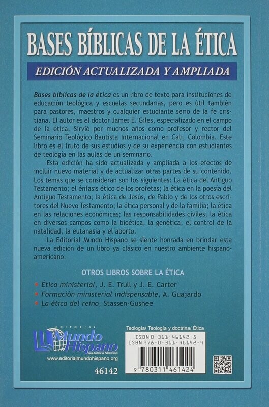 BASES BÍBLICAS DE LA ÉTICA