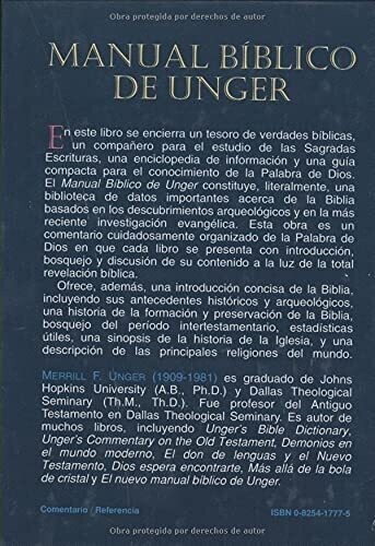 MANUAL BÍBLICO DE UNGER