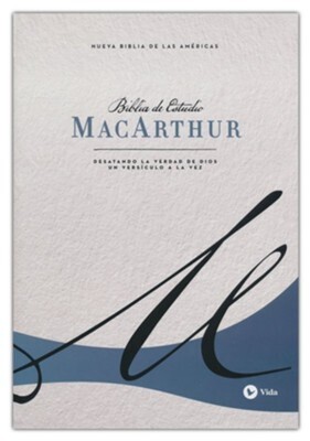 BIBLIA DE ESTUDIO MACARTHUR NBLA/AZUL/TAPA DURA