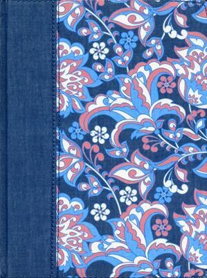 BIBLIA DE APUNTES EDICIÓN ILUSTRADA RVR1960/AZUL Y ROSADO/TELA