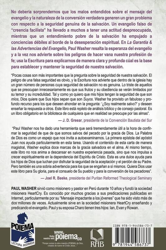 LA GARANTÍA &amp; LAS ADVERTENCIAS DEL EVANGELIO