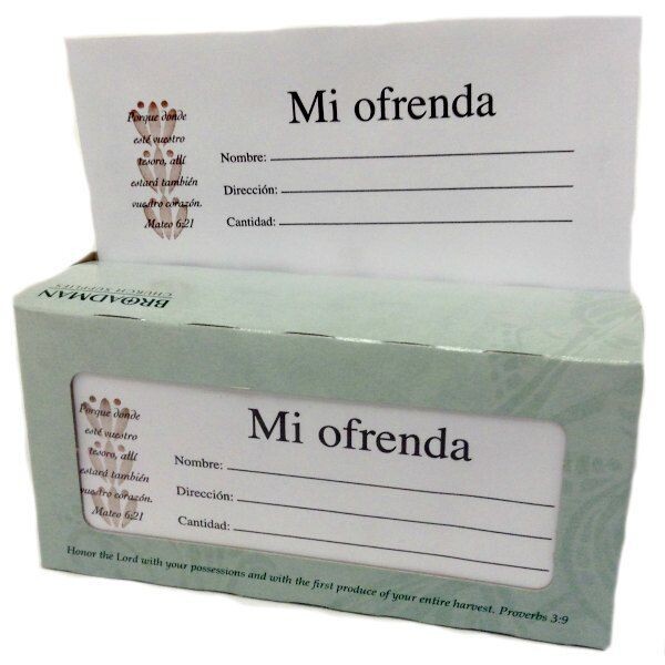 SOBRES- MI OFRENDA