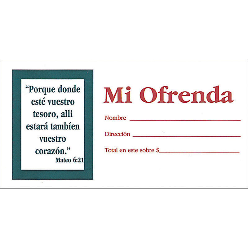 SOBRES- MI OFRENDA