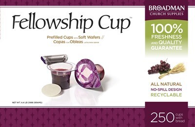 FELLOWSHIP CUP/ VASOS PARA LA SANTA CENA LISTAS PARA SERVIR (CAJA DE 250)
