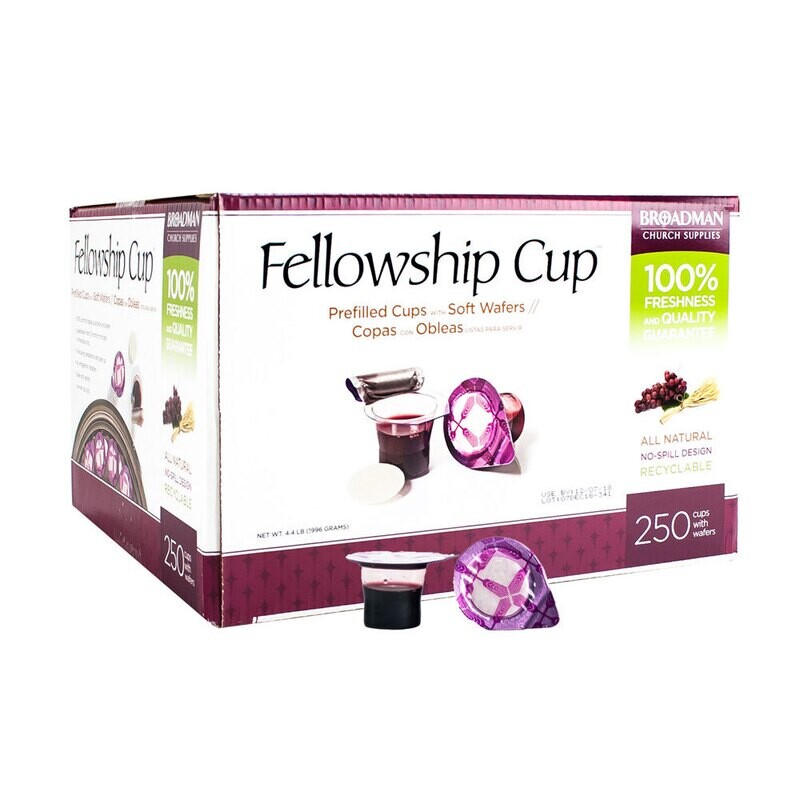 FELLOWSHIP CUP/ VASOS PARA LA SANTA CENA LISTAS PARA SERVIR (CAJA DE 250)
