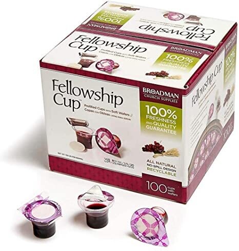 FELLOWSHIP CUP/ VASOS PARA LA SANTA CENA LISTAS PARA SERVIR (CAJA DE 100)