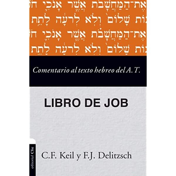 COMENTARIO AL TEXTO HEBREO DEL A.T. LIBRO DE JOB