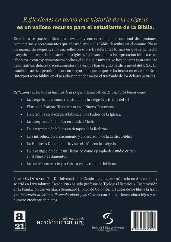 REFLEXIONES EN TORNO A LA HISTORIA DE LA EXÉGESIS