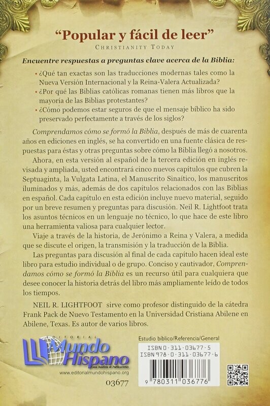 COMPRENDAMOS CÓMO SE FORMÓ LA BIBLIA