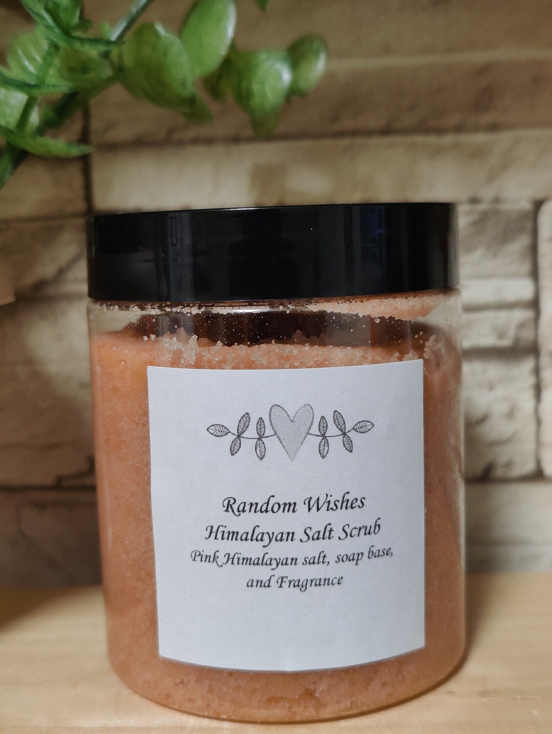 Himalayan salt whipped soap scrub