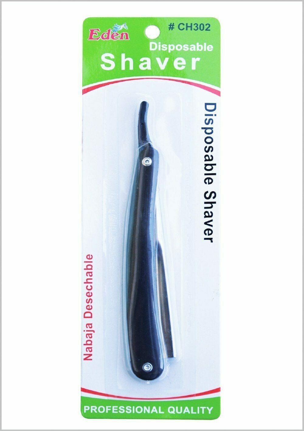 EDEN Disposable Hair Shaver, Color: Black