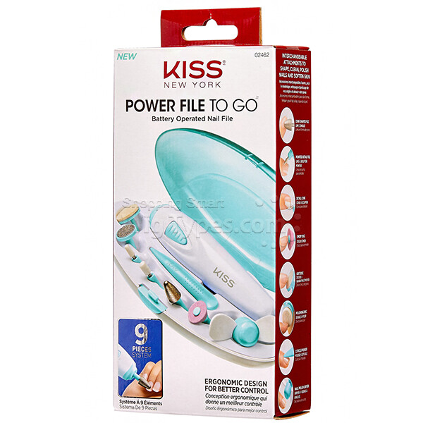 RUBY KISS NEW YORK Power File To Go Battery Operated Nail File