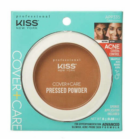 Kiss Professional Cover+Care Pressed Powder, Color: CAPPUCCINO
