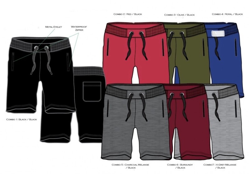 TRUE ROCK MENS LORENZO SHORTS