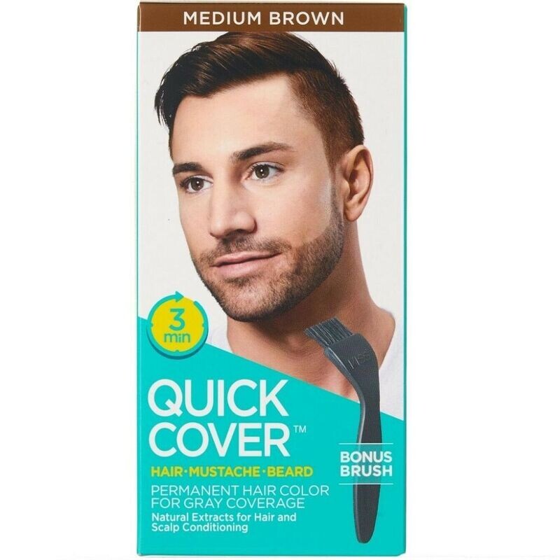 Kiss Quick Cover For Men Facial Hair Color