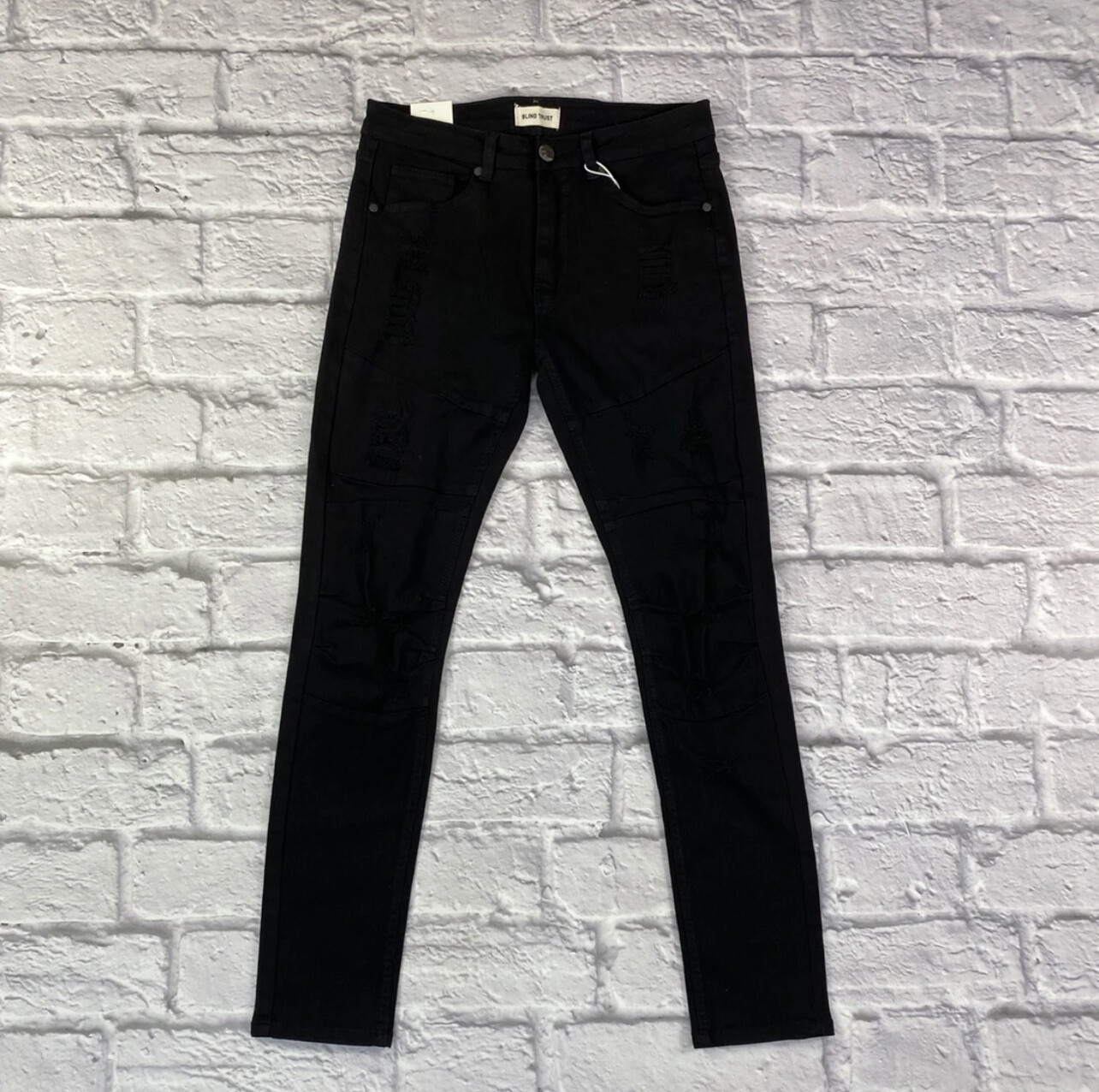 MEN&#39;S RIPPED SKINNY JEANS
