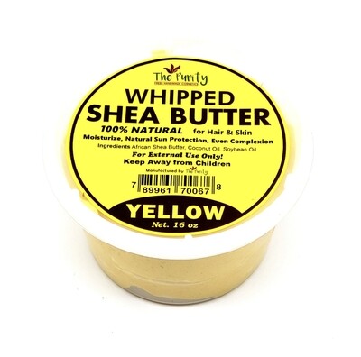 Yellow Whipped Shea Butter For Hair and Skin
