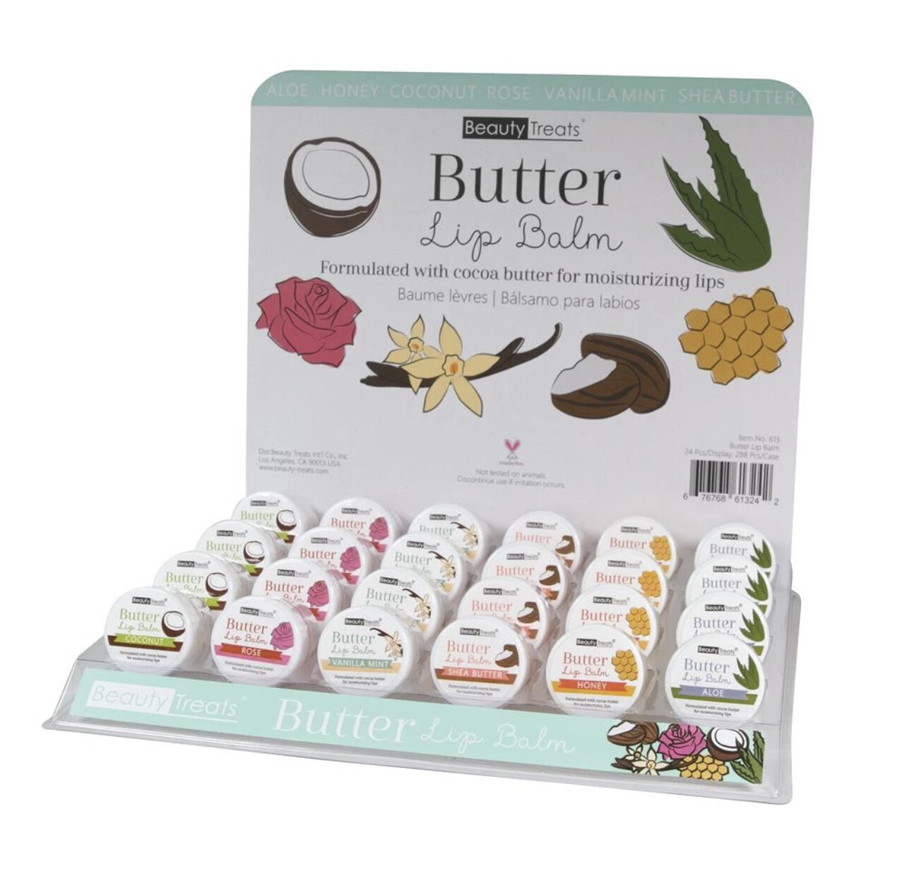 Butter Lip Balm 0.33 Oz (6 Pack)