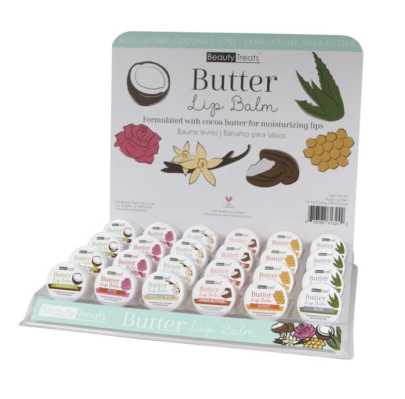 Butter Lip Balm 0.33 Oz (6 Pack)