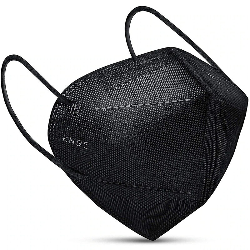 Black KN95 Protective Face Mask