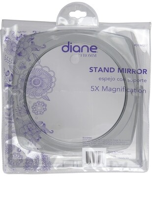 DIANE 2-SIDED STAND MIRROR 1X AND 5X MAGNIFICATION CLEAR