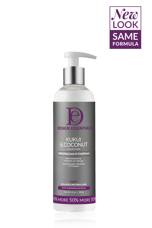Design Essentials Kukui And Coconut Hydrating Leave In Conditioner 12oz