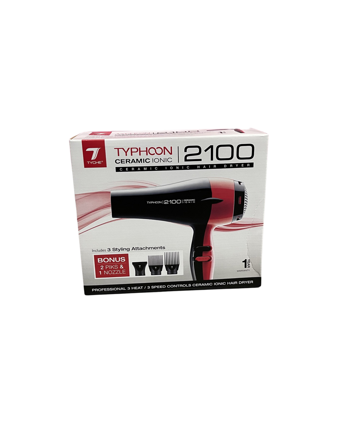 Tyche Typhoon Ceramic Ionic Hair Dryer 1800W