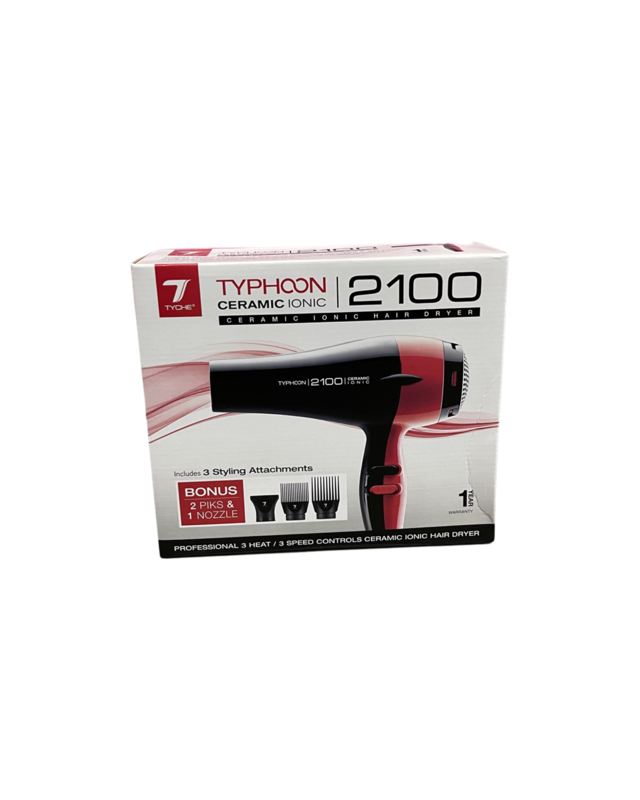 Tyche Typhoon Ceramic Ionic Hair Dryer 1800W