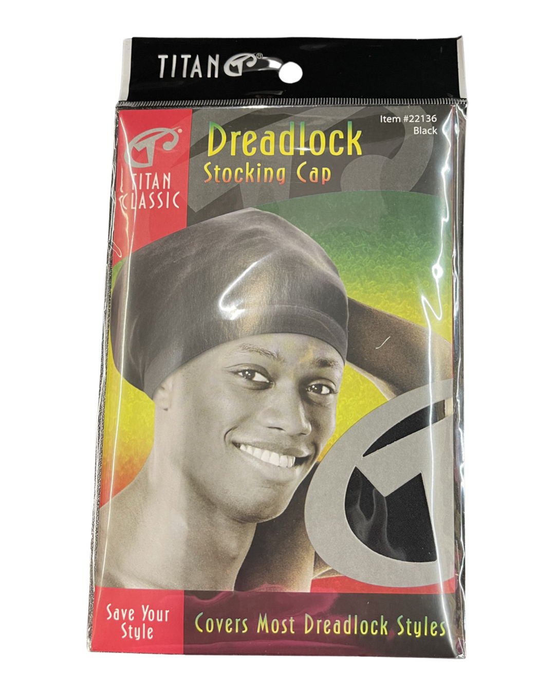 Dreadlock Stocking Cap Black