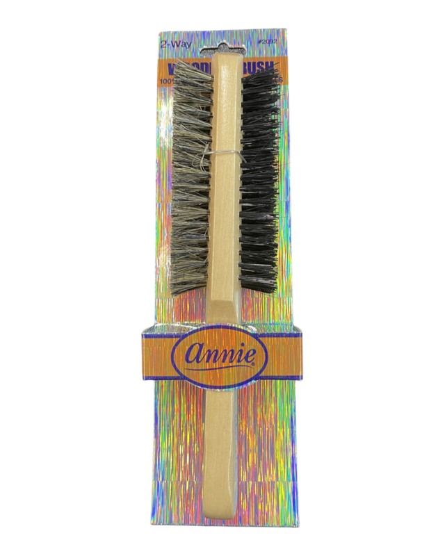Annie Two Way Wooden Brush Soft And Hard