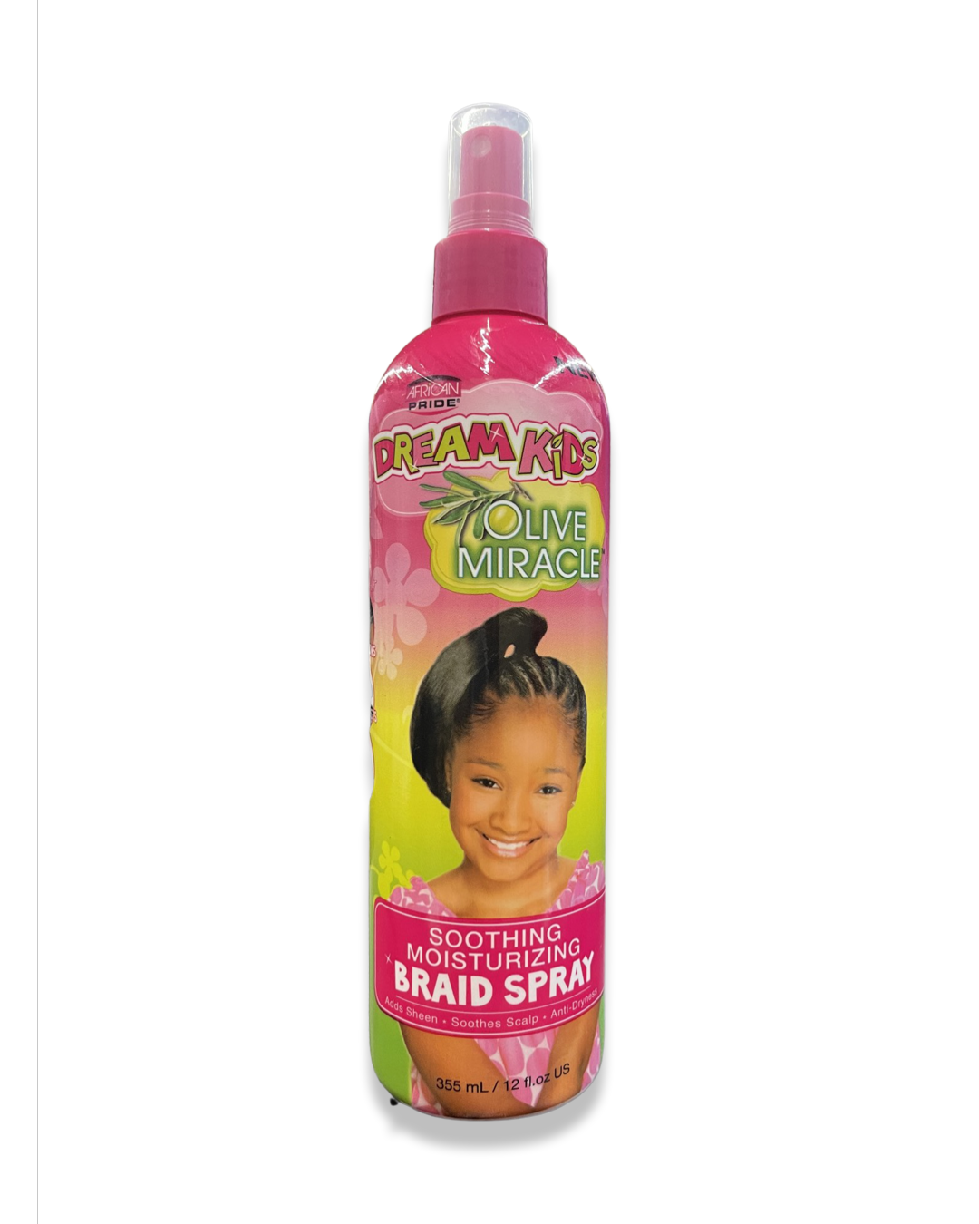 African Pride Dream Kids Olive Miracle Soothing Moisturizing Braid Spray 12oz