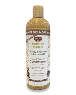 African Pride Moisture Miracle Repair And Replenish Conditioner 16oz