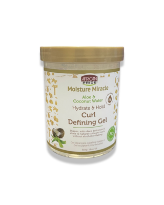African Pride Moisture Miracle Hydrate And Hold Curl Defining Gel 18oz