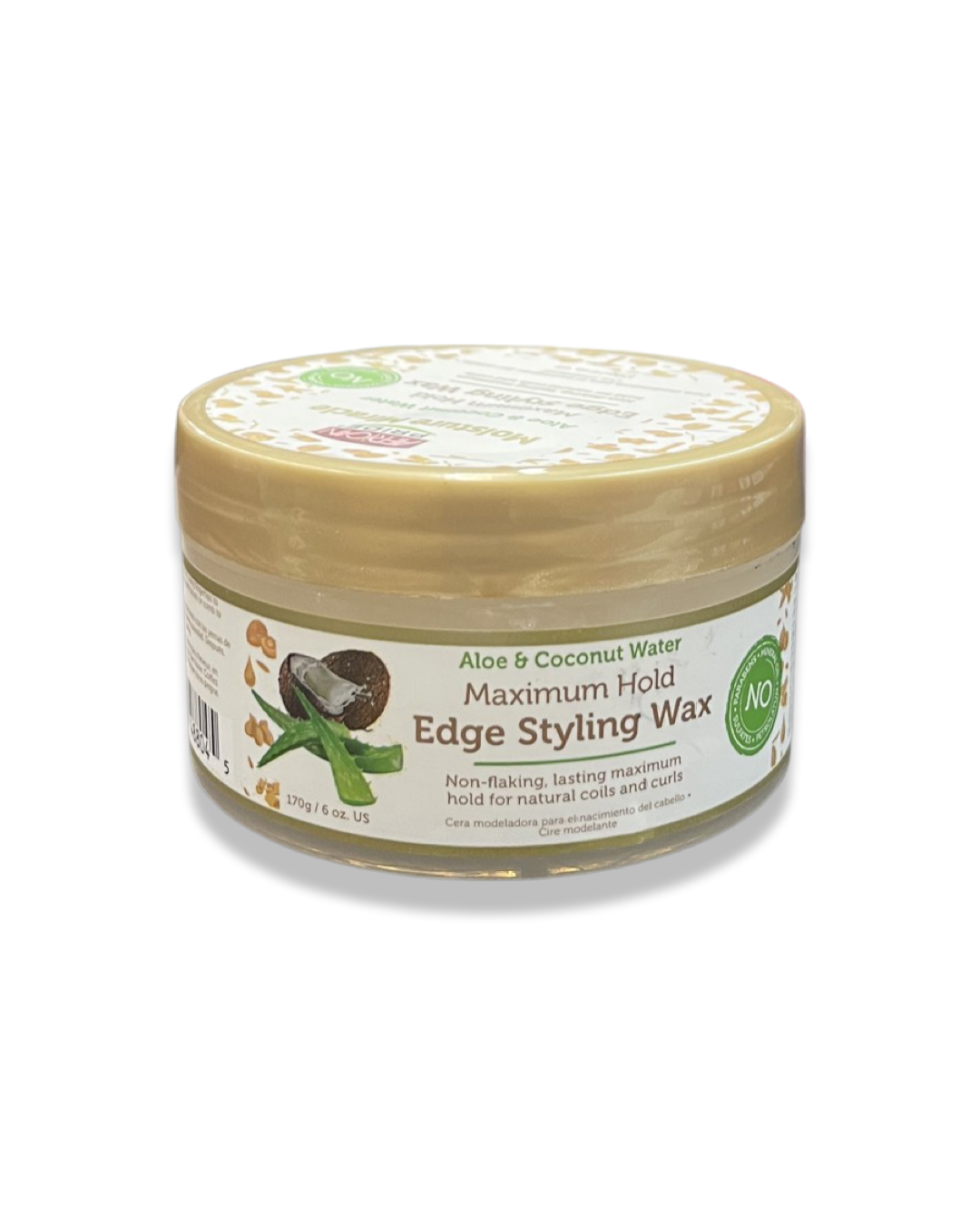African Pride Moisture Miracle Maximum Hold Edge Styling Wax 6oz