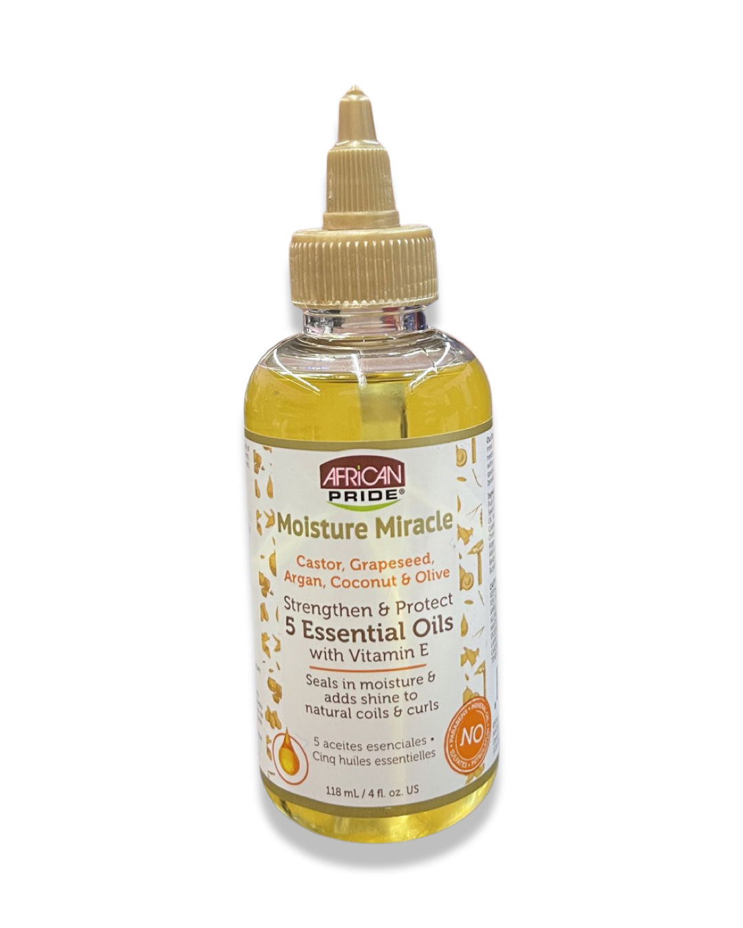 African Pride Moisture Miracle Strengthen And Protect 5 Essential Oils 4oz