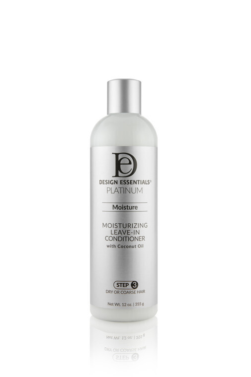 Design Essentials Platinum “Moisture” Moisturizing Leave-In Conditioner - Step 3, 12oz