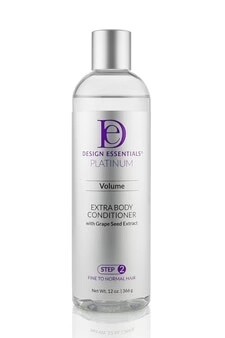 Design Essentials Platinum “Volume”- Extra Body Conditioner With Grape Seed Extract Step 2- 12 oz