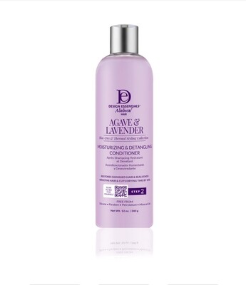 Design Essentials Agave And Lavender Moisturizing And Detangling Conditioner 12 oz - Step 2