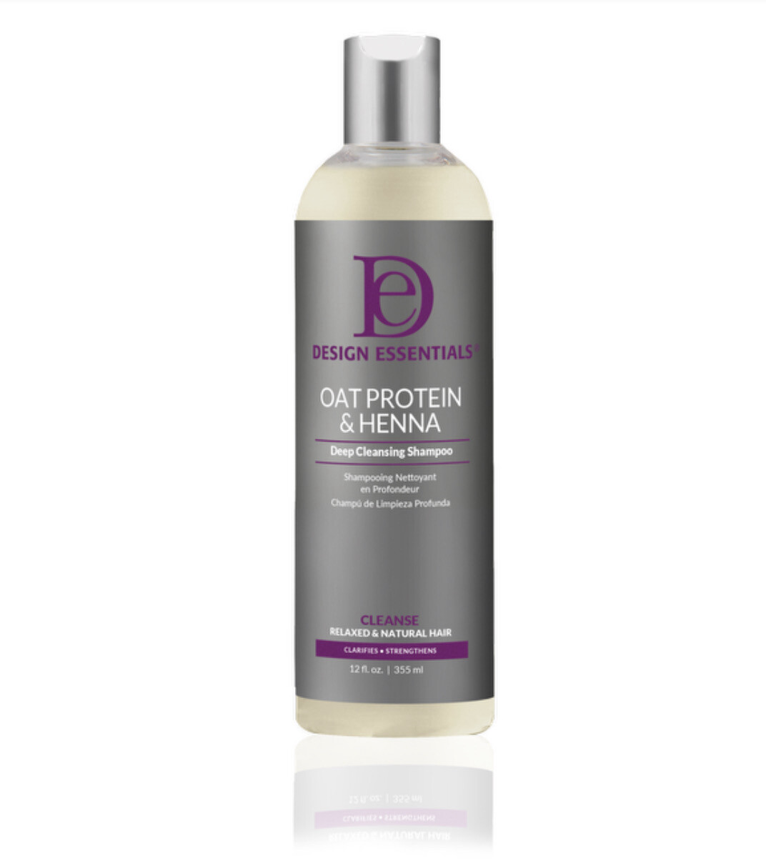 Design Essentials Oat Protein And Henna Shampoo 12 Oz