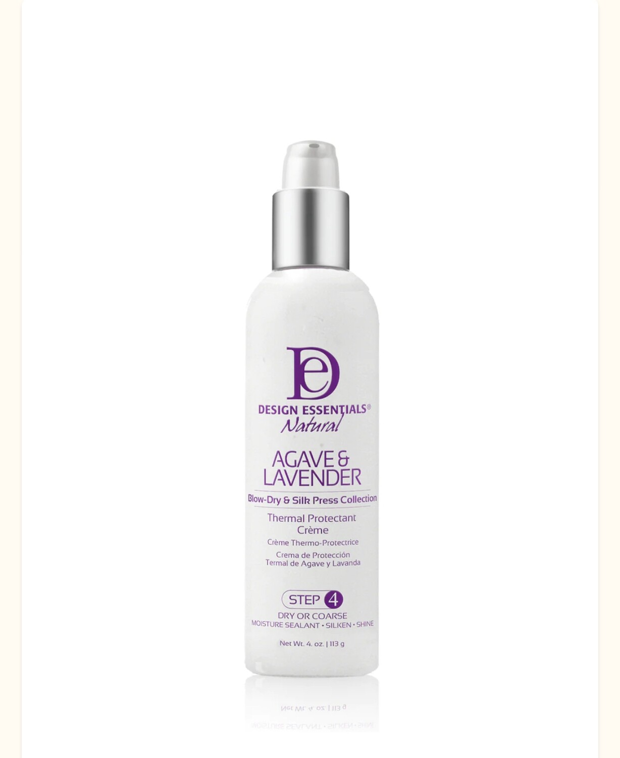 Design Essentials Agave And Lavender Thermal Protectant Crème 4 oz - Step 4