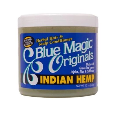 Blue Magic Originals Herbal Hair And Scalp Conditioner Indian Hemp 12 Oz