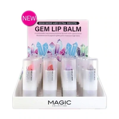 Magic Collection Gem Lip Balm Set Of 4 Colors