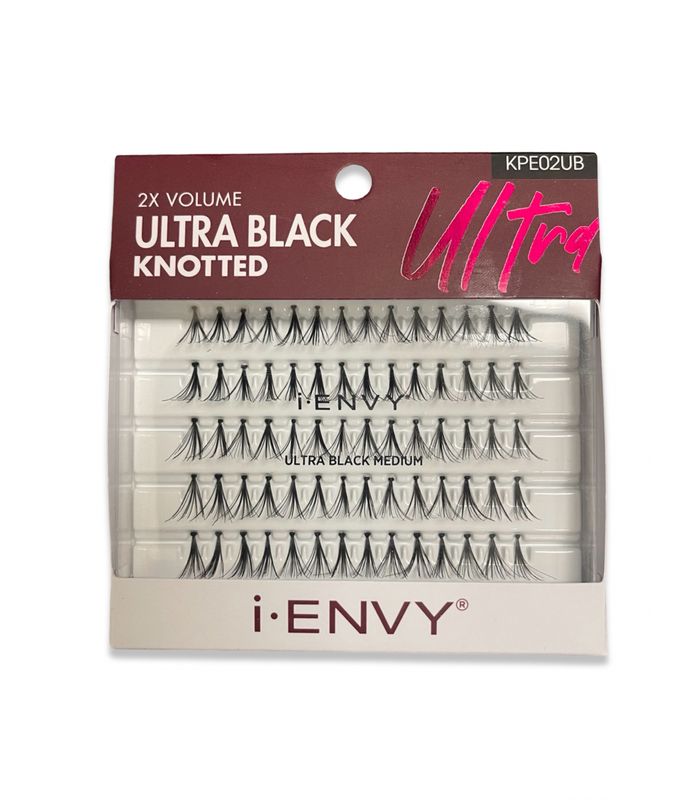 i•ENVY By Kiss Ultra Black Knotted Individual Lash Medium (70pcs)