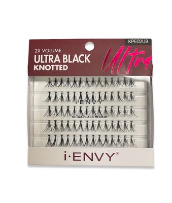 i•ENVY By Kiss Ultra Black Knotted Individual Lash Medium (70pcs)