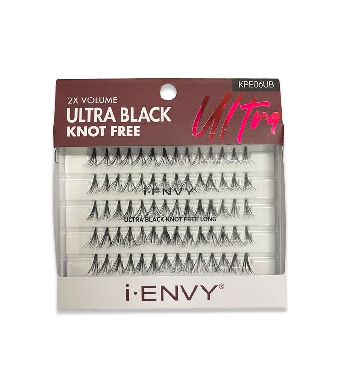 i•ENVY By Kiss Ultra Black Knot Free Individual Lash Long (70pcs)