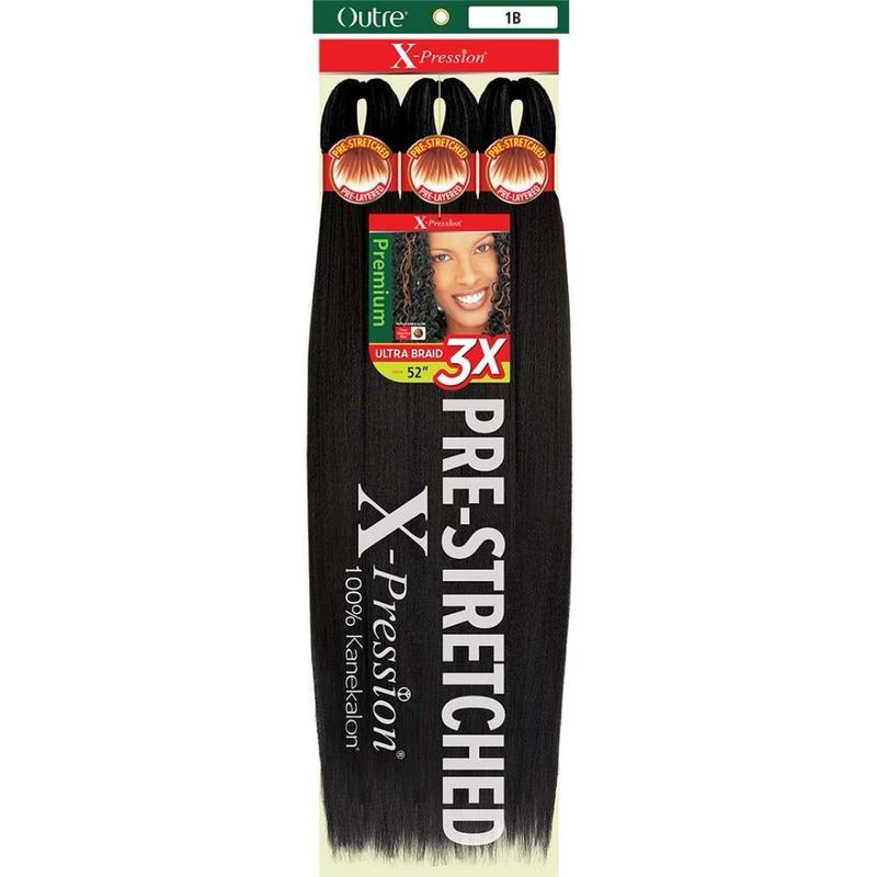 OUTRE X-PRESSION: 3X ULTRA PRE-STRETCHED KANEKALON BRAID 52&quot;