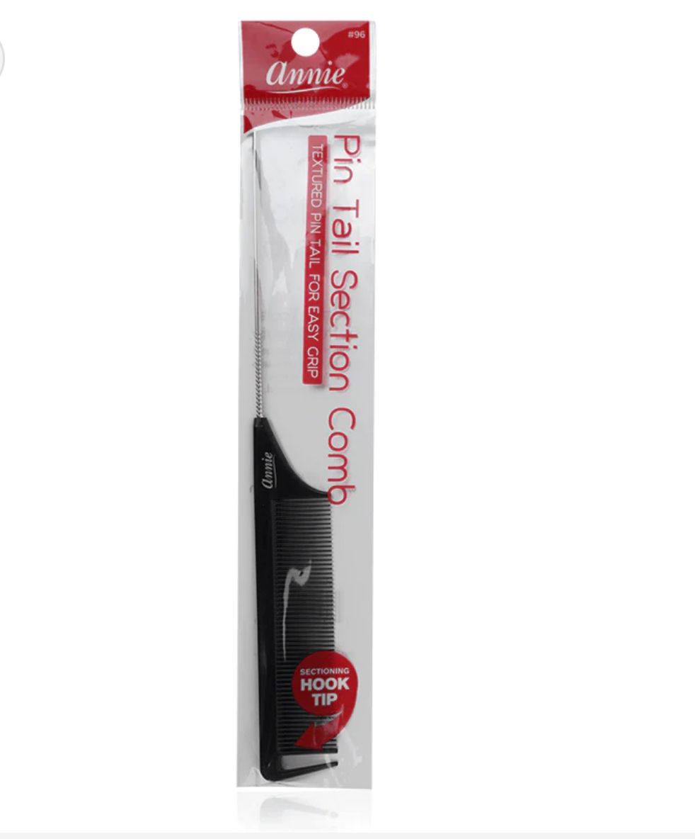 Annie Pin Tail Section Comb Black