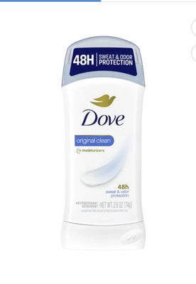Dove All Day Underarm Sweat &amp; Odor Protection Antiperspirant Deodorant, 2.6 oz