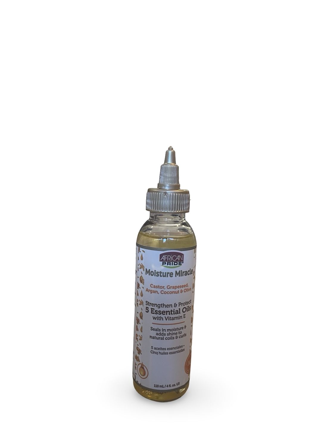 African Pride Moisture Miracle Strengthen And Protect 5 Essential Oils 4oz