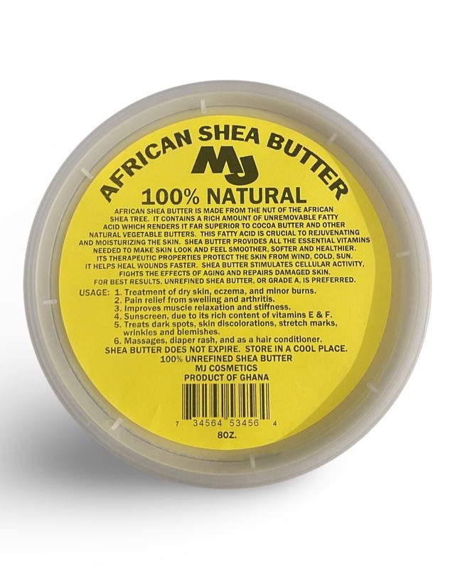MJ 100% Natural African Shea Butter